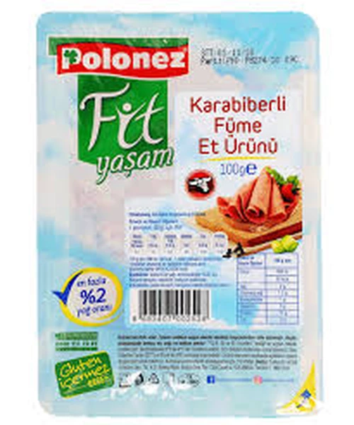 Polonez Fit Yaşam Karabiberli Füme Et Ürünü