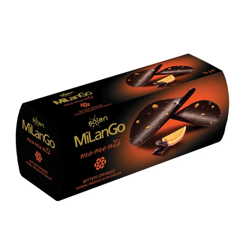 Şölen Milango Portakal Parçalı Bitter Çikolata