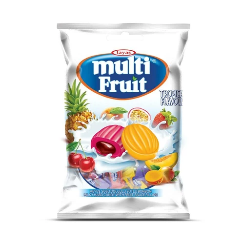 Tayaş Multi Fruit (Meyve Sosu Dolgulu Sütlü Bonbon)
