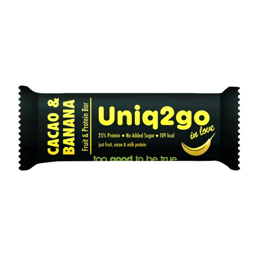 Uniq2go in love Cacao & Banana Bar