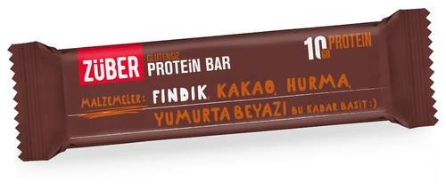 Züber Glutensiz Fındıklı Protein Bar