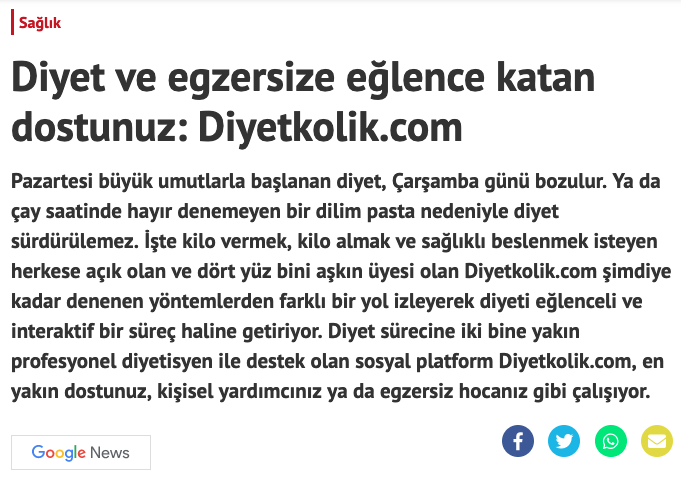 dostunuz diyetkolik